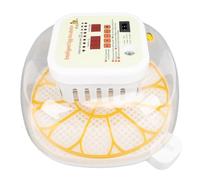 Incubateur de 12 œufs avec Rotation Automatique des œufs et Contrôle de l'humidité, Incubateur D'œufs de Conception Ventilée pour œufs à Couver, Incubateur D'œufs de Caille