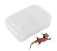 Incubateur de reptiles - Boîte d'élevage de gecko à 14 compartiments - Transparente - Pour le transport de reptiles, de scorpions, araignées, éleveurs - Utilisation en intérieur et en extérieur