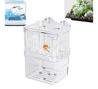 Incubateur d'éclosion en acrylique pour poissons | Petite boîte d'élevage d'aquarium en acrylique pour éclosion - Pour frire, crevettes, poissons, anges, guppy betta, cichlidés