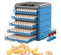Incubateur d'œufs, couveuse de 500 œufs, couveuse de volailles avec retournement automatique des œufs, contrôle de la température et de l'humidité et écran LED, incubateur entièrement automatique