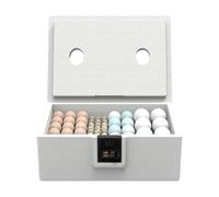 Incubateur d'œufs, incubateurs intelligents de caille 32 œufs, machine de chauffage de lit à eau avec contrôle précis de la température, appareil fiable efficace idéal pour le jardin, les écloseries