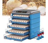 Incubateur d'œufs pour poussins à éclosion - Tournage des œufs LED haute efficacité, contrôle de la température et ventilation automatique pour œufs de poulet, canard, oie et oiseaux