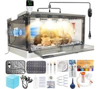 Incubateur pour chiot avec caractéristiques de chauffage et ventilateur, incubateur pour chatons, incubateur pour chiots nouveau-nés et chatons