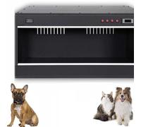 Incubateur pour chiot, grande couveuse pour animaux domestiques avec chauffage, couveuses et créatures (80 x 50 x 50 cm, noir)