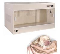 Incubateur Pour Chiots Avec Chauffage, Grande Pépinière Pour Animaux De Compagnie, Incubateur De Chat Intelligent Pour Chiots, Boîte D'incubateur Pour Animaux De Compagnie Pour Chien,80*50*50cm-White