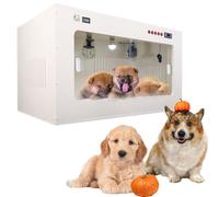 Incubateur pour Chiots,Incubateur pour Chats Et Chiens Chiots,avec Contrôle Précis du Chauffage Et du Ventilateur,pour Nouveau-Nés, Chiots Et Chatons,80x50x50cm