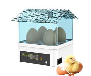 Incubateur pour œufs de poule - 4 positions - Système d'incubation transparent - Pour une utilisation dans la ferme, en t à la maison