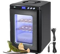 Incubateur pour œufs de reptile 25L - Laboratoire Refroidissement & Chauffage 5-60℃ 220V - Incubateur pour œufs - Noir.