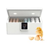 Incubateurs À Œufs De Poule, Couveuse Avicole Semi-Automatique, Incubateur Économe 5V avec Retournement Manuel pour Cailles Perruches Canards Oies Poules