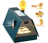 Incubateurs d'œufs pour œufs à couver, 10 retourneurs d'œufs automatiques avec contrôle Automatique de la température et de l'humidité, Injection d'eau zonée, Bougie à œufs LED avec Affichage pour