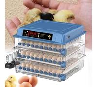 Incubateurs pour éclosion d'œufs 6-256 avec rotation automatique des œufs et contrôle de la température, vue à 360 degrés, bougie LED pour éclosion de poulets, canards, cailles, oies (30)