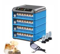 Incubateurs pour l'éclosion des œufs avec rotation automatique des œufs et contrôle de l'humidité Incubateur automatique d'œufs pour poulet, canard, oie, pigeon, caille (taille : 128)