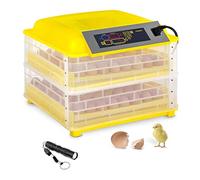 incubato Couveuse À Oeufs Incubateur Matériel D'Éclosion Automatique Électrique IN-112DDI (120 W, 112 Oeufs, 30-39,5 °C, Afficheurs LED, Mire-Oeufs)