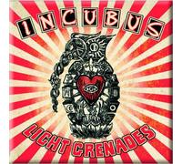 Incubus - Aimant pour réfrigérateur, logo RO7673 (taille unique) (Rouge/Beige)