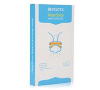 Incutex 100 unités de patchs nasaux contre le ronflement bandelettes nasales anti-ronflement congestion nasale, taille L