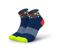 INCYLENCE 1 paire de chaussettes de course courtes pour homme et femme avec légère compression, Crystals Navy Canary, 39-42
