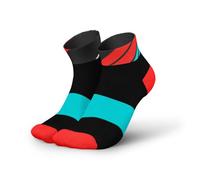INCYLENCE 1 paire de chaussettes de course courtes pour homme et femme avec légère compression, Ladders Black Inferno, 35-38