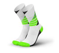 INCYLENCE 1 paire de chaussettes de course pour homme et femme avec légère compression, Ladders Black Green, 43-46