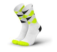 INCYLENCE 1 paire de chaussettes de course pour homme et femme avec légère compression, Peaks White Canary, 35-38