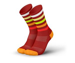 INCYLENCE - Chaussettes de compression Diagonals - pour le running - hautes/respirantes/rembourrées - protection contre les ampoules - 35-46