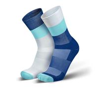 INCYLENCE - Chaussettes de compression Mirrored - pour le running/triathlon - hautes/légères/respirantes - protection contre les ampoules - vert menthe - 39-42