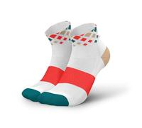 INCYLENCE - Chaussettes de course courtes pour homme et femme avec légère compression - 1 paire, taille 43-46, couleur Multicolore