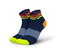 INCYLENCE Chaussettes de Course Courtes Ultralight pour Homme et Femme avec Compression Légère, 1 Paire, Taille 43-46, Couleur Waves Navy Orange