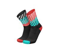 Chaussettes incylence diagonals noir rouge bleu