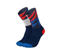 Chaussettes incylence elements bleu rouge