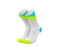 Chaussettes incylence grades blanc bleu jaune