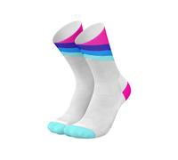 Chaussettes incylence running grades bleu rose