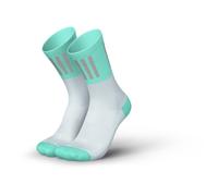 Chaussettes running incylence high viz v3 bleu fluo