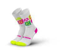 INCYLENCE - Kickass Kona Socks V3 - Chaussettes de cyclisme - EU 35-38 - white