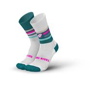 INCYLENCE - Kickass Socks V3 - Chaussettes de running - EU 43-46 - white / petrol pink