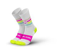 INCYLENCE - Kickass Socks V3 - Chaussettes de running - EU 47-50 - white / canary pink