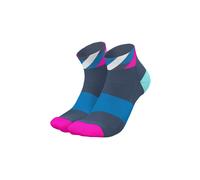 INCYLENCE 1 paire de chaussettes de course courtes pour homme et femme avec légère compression, Boucles roses Zucchero, 39-42
