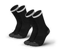 INCYLENCE Lot de 2 paires de chaussettes de vélo de course pour homme et femme - Chaussettes de cyclisme ultra fines avec compression légère, respirantes et coutures lisses au niveau des orteils pour