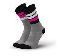 INCYLENCE MERINO Paire de chaussettes de course et de randonnée pour femme, Strive Light Grey Pink, 35-38