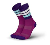 INCYLENCE MERINO Paire de chaussettes de course et de randonnée pour femme, Strive Magenta Cyan, 39-42