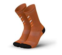 INCYLENCE Rise Chaussettes longues rembourrées en laine mérinos Chaussettes d'hiver Chaussettes de sport respirantes avec protection anti-bulles, Orange, 39-42
