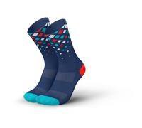 INCYLENCE - Running Crystals - Chaussettes de running - EU 35-38 - navy cyan inferno
