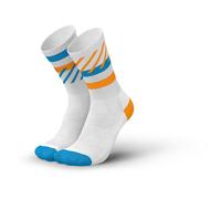 INCYLENCE Chaussettes de running Disrupts Compression légère 39-42 Blanc/Bleu/Orange
