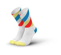 Chaussettes incylence loops blanc bleu jaune