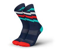 INCYLENCE ULTRALIGHT Chaussettes de course pour homme et femme, respirantes et très fines, 1 paire, Waves Tricolore, 43-46