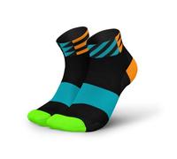 INCYLENCE Ultralight Chaussettes, Elements Short Black Cyan, 43-46 Mixte