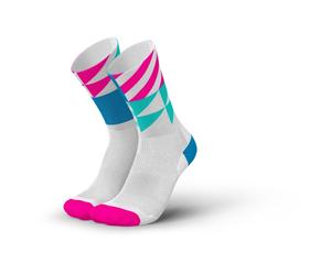INCYLENCE - Ultralight Elements - Chaussettes de running - EU 47-50 - white blue pink