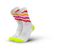 INCYLENCE Chaussettes hautes Ultralight Waves respirantes très fines 43-46 Blanc/Rose