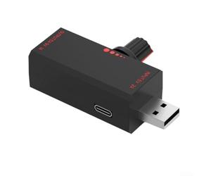 Ind-uktiver Régulateur de vitesse du ventilateur avec interrupteur, 5 W DC5 V2 A régulation en continu, sortie USB-C et USB-A pour refroidissement d'ordinateur portable, ventilateur de table et pompes