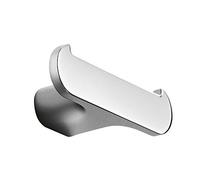 INDA A2020BCR Mito Porte-manteau double mural, laiton, chromé, 4 x 9 x 3 cm