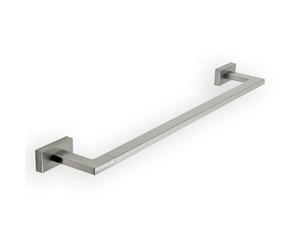 INDA - Accessoires de Salle de Bain, série Lea, Porte-Serviettes Mural en Laiton chromé, Dimensions du Porte-Serviette 36 x 8 x 3 cm, SKU : A1818ACR